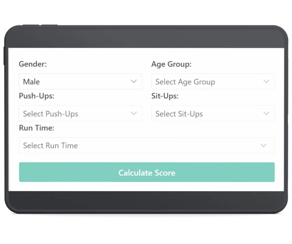 IPPT Calculator Main Page